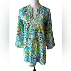 Lilly Pulitzer Multicolor Tunic Top